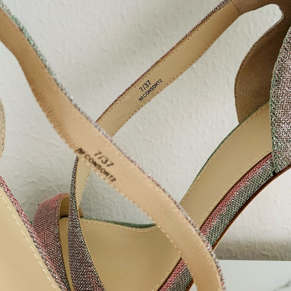 Brian Atwood Shimmer Heels - Size 7 - Picture 2 of 10